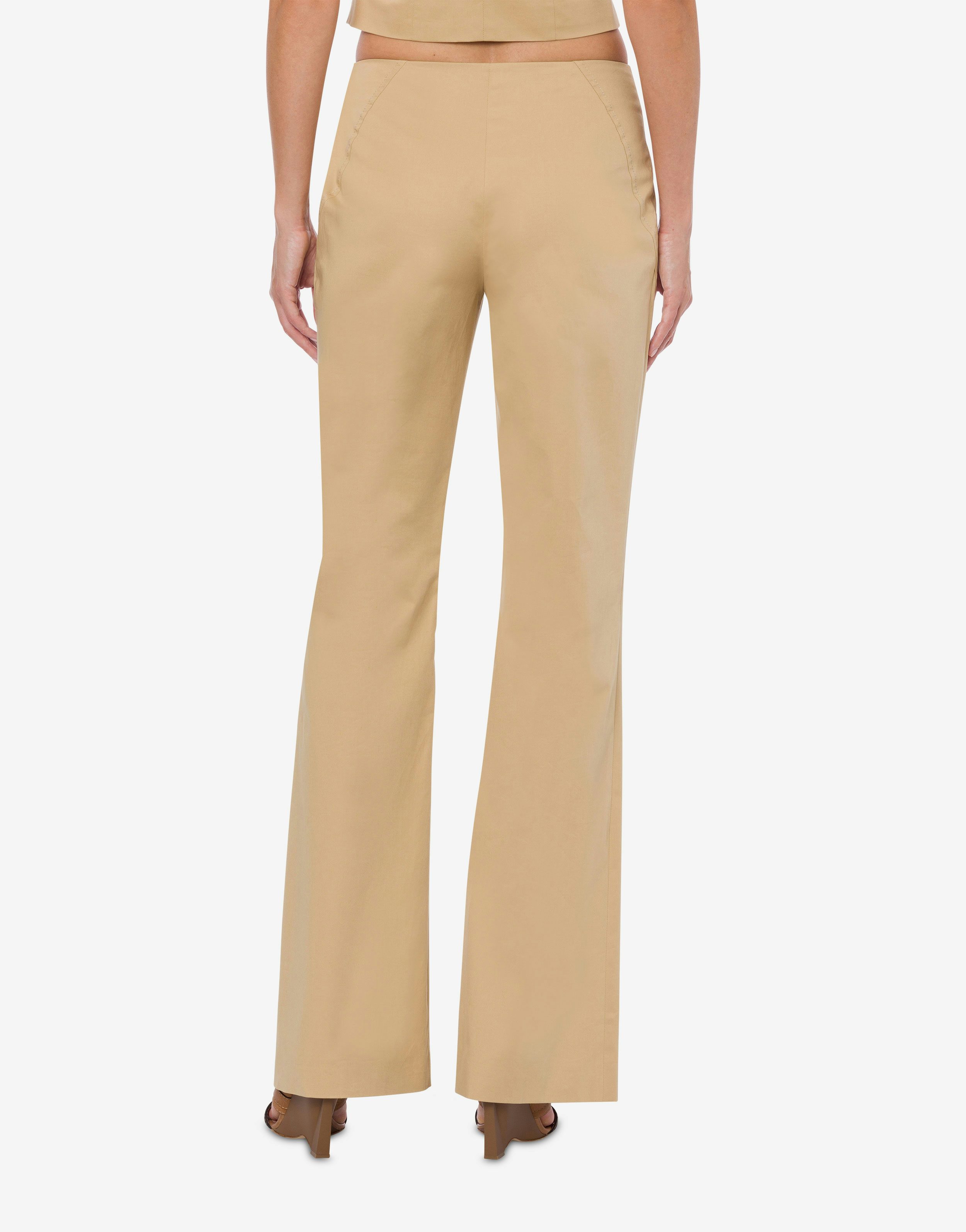 Trousers in stretch sateen 3