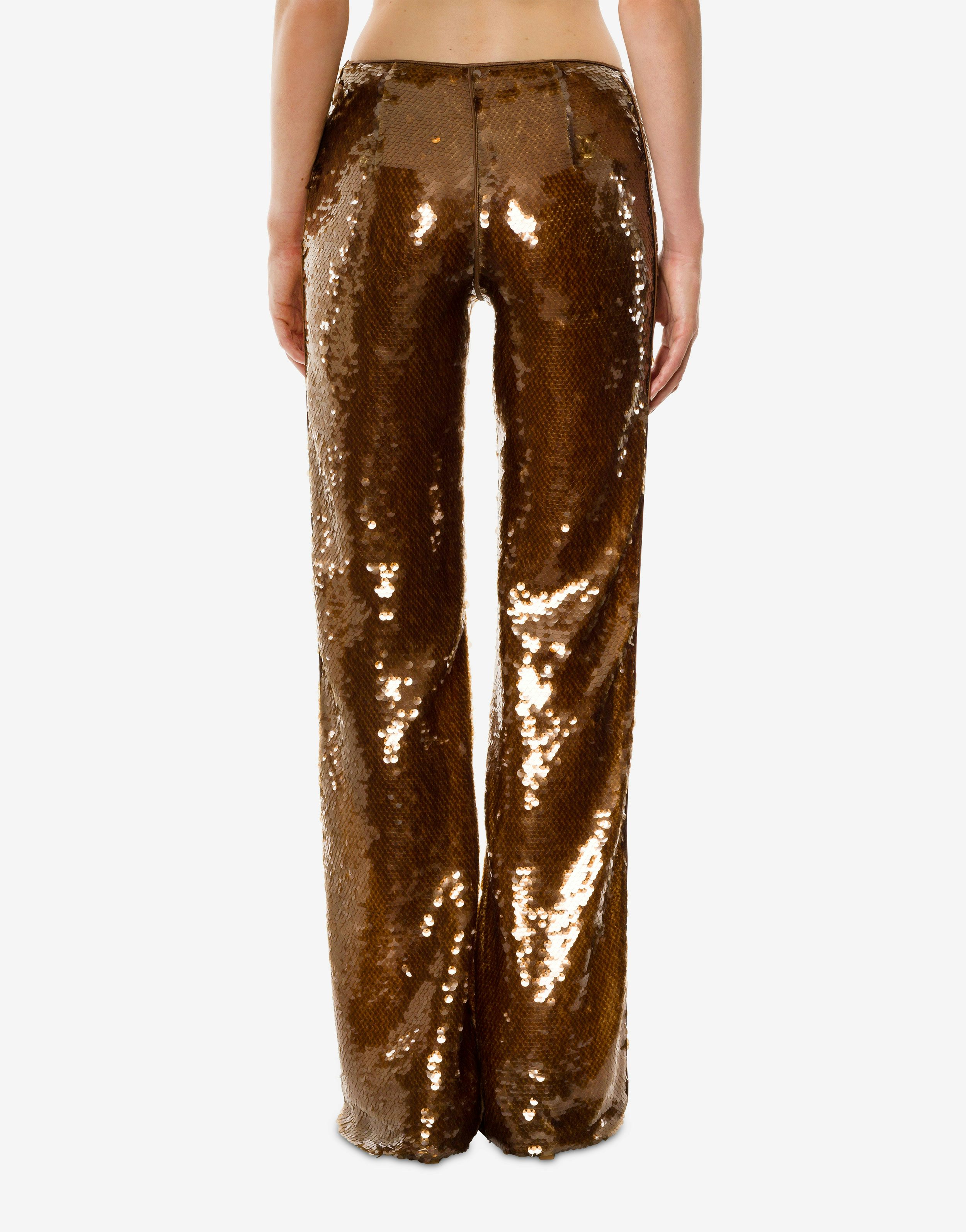 Sequin flare trousers 3