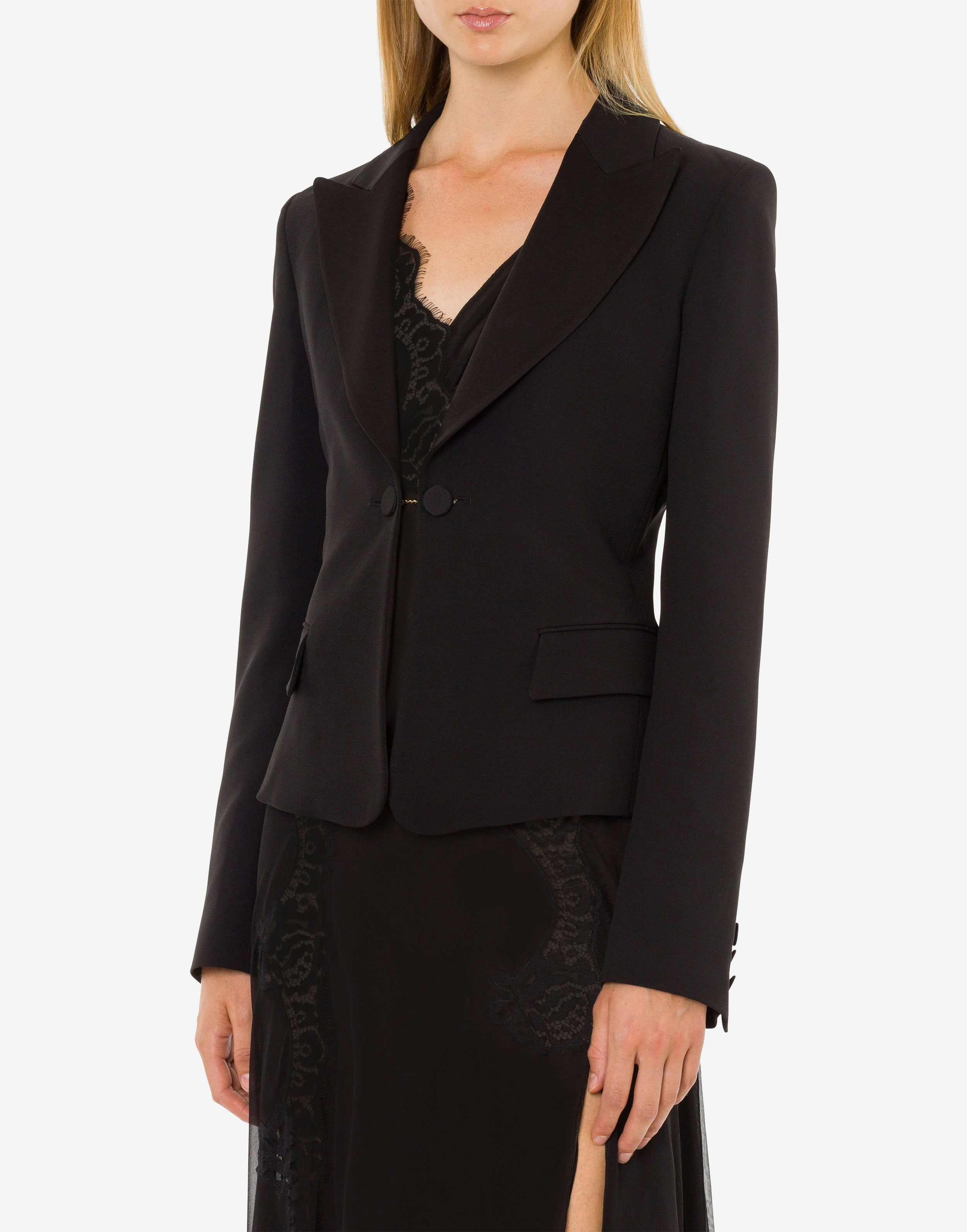 Enver satin tuxedo jacket 2